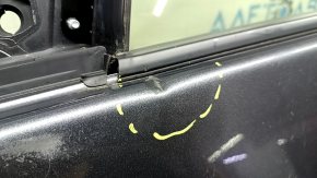 Дверь в сборе передняя левая Toyota Prius 50 16-22 keyless, графит 1G3, затерта, вмятина