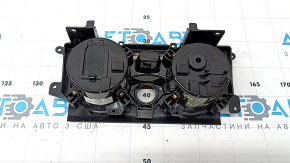 Подстаканники центральной консоли Audi A6 C8 19-25 черный, царапины