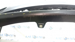 Бампер передний голый Toyota Prius 50 19-22 под парктроники и PMA, графит, царапины, треснут, полезла краска