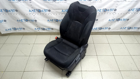 Водительское сиденье Toyota Prius 50 19-22 без airbag, ткань, черная, механическое, подогрев