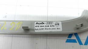 Накладка направляющей шторки правая передняя Audi A6 C8 19-23 серая