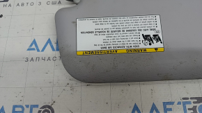 Козырек правый Toyota Prius 50 19-22 серый, без крючка, с накладкой, под химчистку
