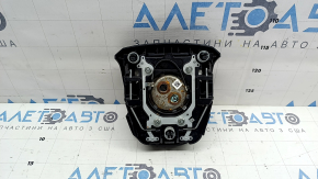 Подушка безопасности airbag в руль водительская Toyota Prius 50 16-22 черная, ржавый пиропатрон