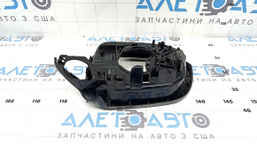 Корпус бічного лівого дзеркала голий Mitsubishi Outlander 22-26 чорний, зламані кріплення