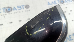 Зеркало боковое правое в сборе Toyota Prius 50 16-20 6 пинов, BSM, графит, трещина в крышке, отсутствует фрагмент крышки, царапины, после ремонта