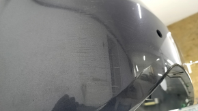 Бампер задний голый Toyota Prius 50 19-22 под парктроники и PMA, графит, царапины, в смоле, в скотче
