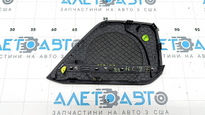 Сетка динамика обшивки двери карточки задней правой Audi A6 C8 19-24 черная, Bang and Olufsen, надломаны крепления