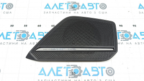 Сітка дверного динаміка нижня передня ліва Audi A6 C8 19-22 чорна, хром, Bang and Olufsen