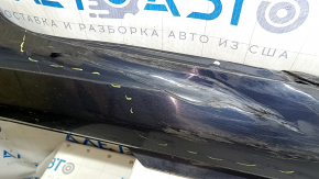 Поріг правий Audi A6 C8 19-25 S-Line, синій LX5B, подряпини, надриви, потерт