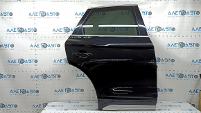 Дверь в сборе задняя правая Audi Q5 80A 21-24 тонировка, keyless, черный LY9B, тычка, царапина, царапины на накладке