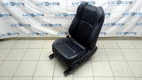 Водительское сиденье Toyota Venza 21-24 электро, с airbag, кожа черная, подогрев, вентиляция, перфорация, XLE, Limited