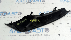 Накладка переднього бампера права Mazda 3 19-22 4d чорний глянець, Japan built, сколи