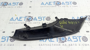 Накладка переднього бампера ліва Mazda 3 19-22 4d чорний глянець, Japan built, сколи