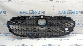 Решетка радиатора grill Mazda 3 19-26 4d черный глянец