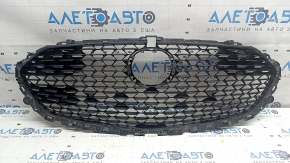Решетка радиатора grill Mazda 3 19-26 4d черный глянец