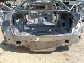 Задняя панель Audi A4 B9 17-20 2 части, на кузове, серебро