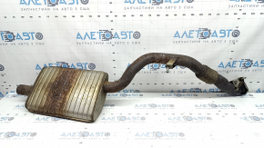 Приемная труба Audi A4 B9 17-25 2.0T тип 2, надорвана сетка, ржавая