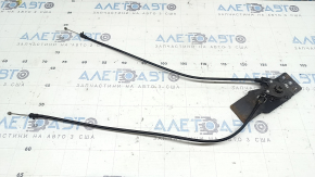 Кронштейн ручки відкриття капота Audi A4 B9 17-25 з тросиками, іржавий