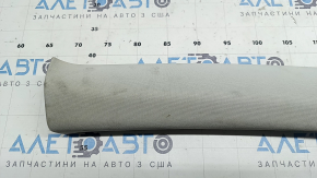 Накладка передней стойки верхняя левая Mazda 3 19-26 серая, ткань, под химчистку