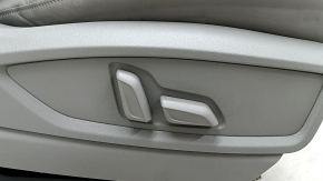 Пассажирское сиденье Audi Q5 80A 21-24 с airbag, электрическое, подогрев, кожа серая, Standard, под чистку, растянута сетка
