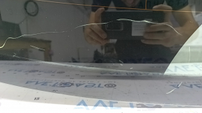 Стекло заднее VW Jetta 21-26 тонировка, в клею, вздулась тонировка