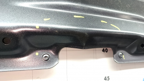 Дверь багажника голая Toyota Prius 50 19-22 графит 1G3, после ремонта, 0,45-0,55, вмятины