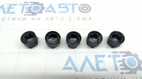 Заглушка колпачок колесного болта 5шт Audi A4 B9 17-20 серая