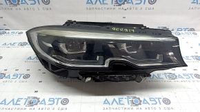Фара передняя правая в сборе BMW 3 G20 19-22 LED адаптив, сколы, полез лак