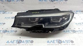 Фара передня ліва в зборі BMW 3 G20 19-22 LED адаптив, сколи, поліз лак