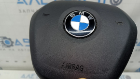 Подушка безопасности airbag в руль водительская BMW 3 G20 19-24 черная, царапины