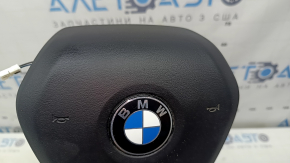 Подушка безопасности airbag в руль водительская BMW 3 G20 19-24 черная, царапины