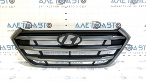 Решетка радиатора grill в сборе Hyundai Tucson 16-18 черная