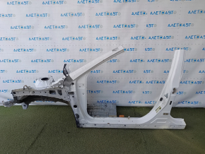 Четверть передняя левая Toyota Camry v50 12-14 usa белая с центральной стойкой, отпилена, без носика лонжерона