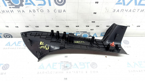 Накладка порога задняя левая Mitsubishi Outlander 22-26 черная, царапины
