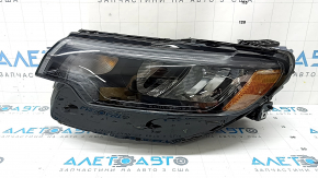 Фара передня ліва в зборі Jeep Compass 22-26 LED без кріплення, брудна зсередини