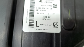 Фара передняя левая в сборе Jeep Compass 22-26 LED без крепления, грязная изнутри