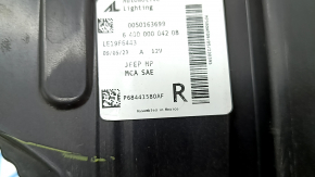 Фара передняя правая в сборе Jeep Compass 22-26 LED без крепления, грязная изнутри, потерта