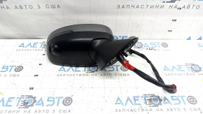 Зеркало боковое правое в сборе Mitsubishi Outlander 22-26 13+2 пинов, поворотник, подогрев, автоскладывание, BSM, камера, графит