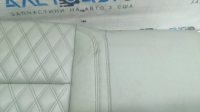 Подушка заднего ряда сидений 2 ряд левая Mitsubishi Outlander 22-26 кожа серая, под химчистку