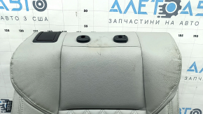 Спинка заднего ряда сидений 2 ряд правая Mitsubishi Outlander 22-26 с airbag, кожа серая, с верхним каркасом, под химчистку