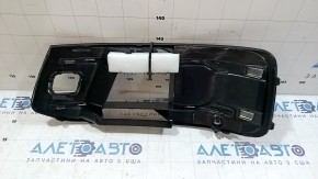 Грати переднього бампера права Audi Q7 16-19 хром під парктронік без радара