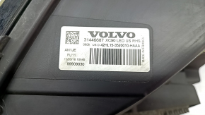 Фара передняя правая в сборе Volvo XC90 16-17 LED, царапины, полез лак, паутинка, под полировку