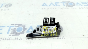 Накладка передней панели центральная Volvo XC90 16-23 серая с хромом, царапины