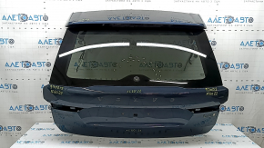 Двері багажника голі зі склом Volvo XC60 18-26 з проводкою, тонування, синій 723, подряпини, подряпини на склі