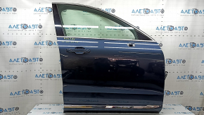 Двері в зборі передні права Volvo XC60 18-26 Keyless, синій 723, подряпини на молдингу та накладці