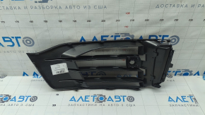 Решетка переднего бампера левая Audi Q7 20-26 структура, под парктроник