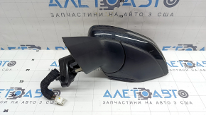 Зеркало боковое левое в сборе Kia Sportage 23-26 8 пинов, поворотник, подогрев, BSM, черный глянец+структура