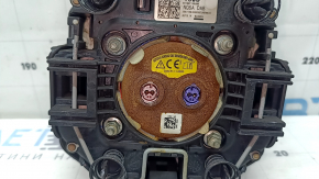 Подушка безопасности airbag в руль водительская Kia Sportage 23-25 черная, оплавлена, ржавый пирапатрон