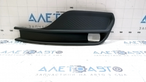 Решетка бампера правая Jeep Compass 22-26 черный глянец под LED ПТФ