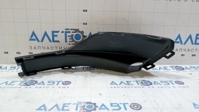 Решетка бампера левая Jeep Compass 22-26 черный глянец под LED ПТФ